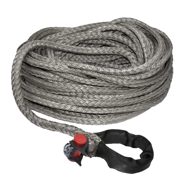 1/2 in. x 100 ft. 10,700 lbs. WLL. LockJaw Synthetic Winch Line Extension w/Integrated Shackle